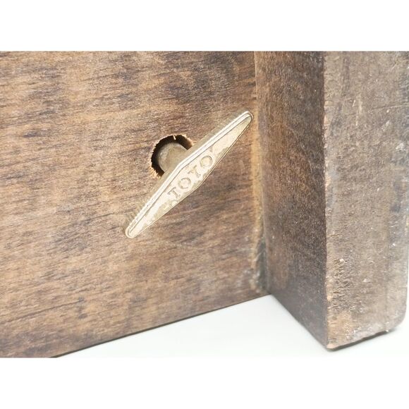 Vintage MCM 1950s Japanese Wood Chest Felt Lined Jewelry WORKING Music Box - Picture 9 of 11